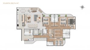 Planta Apartamento Tipo